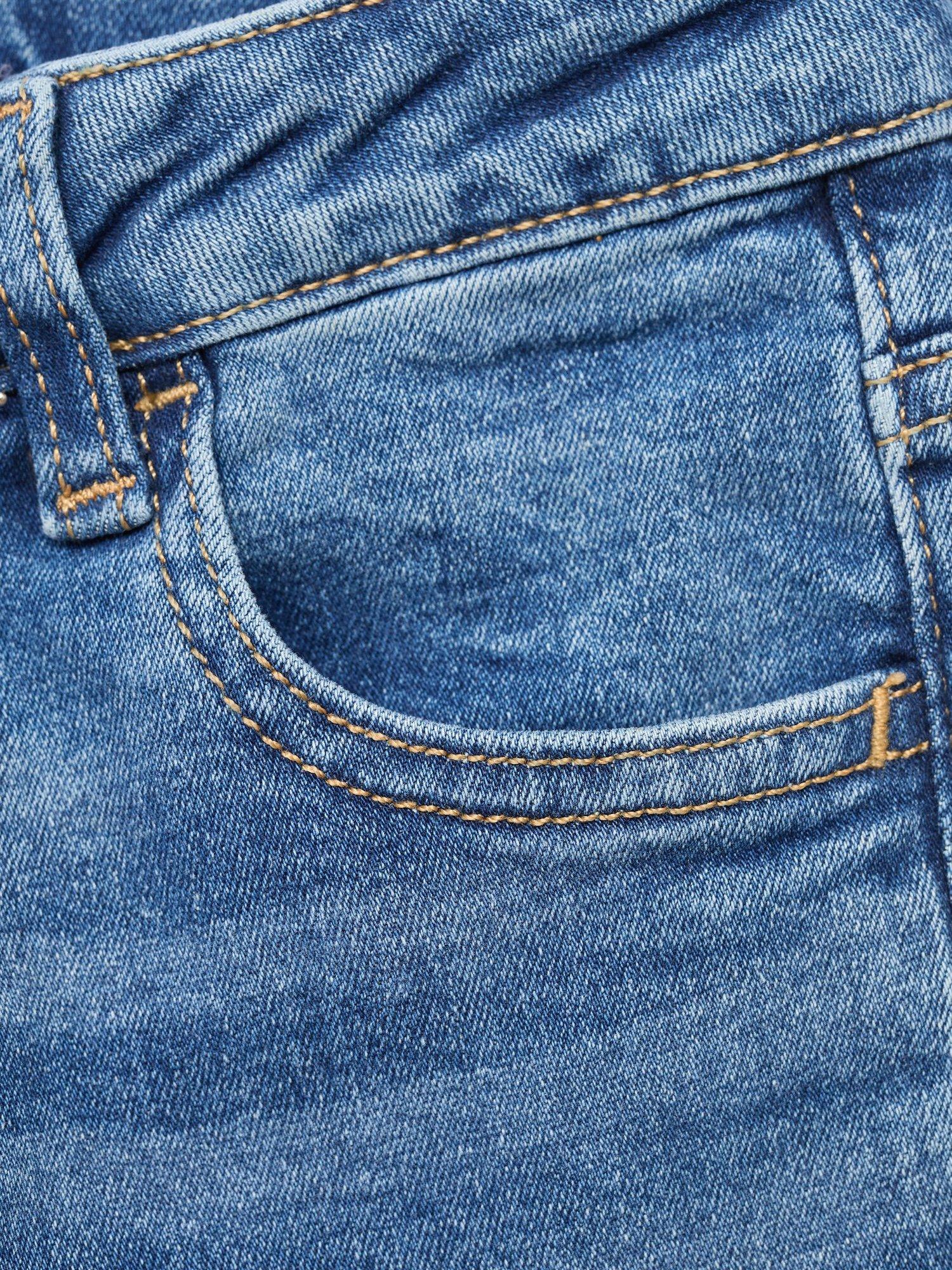 Product image 4 of 4, which shows Mango Kids' Skinny Jeans, Open Blue, 10 years