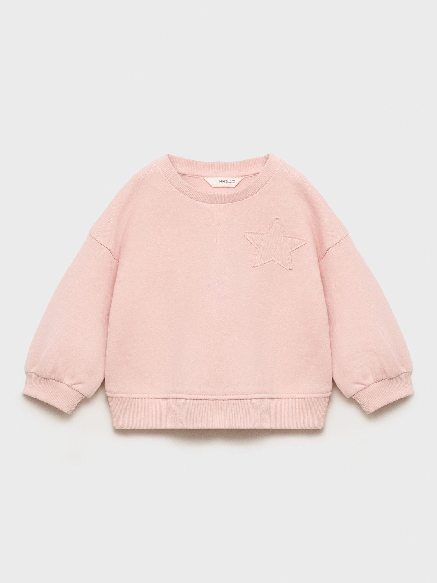 Product image 2 of 5, which shows Mango Kids' Siena Sweatshirt, Pink, 12-18 months