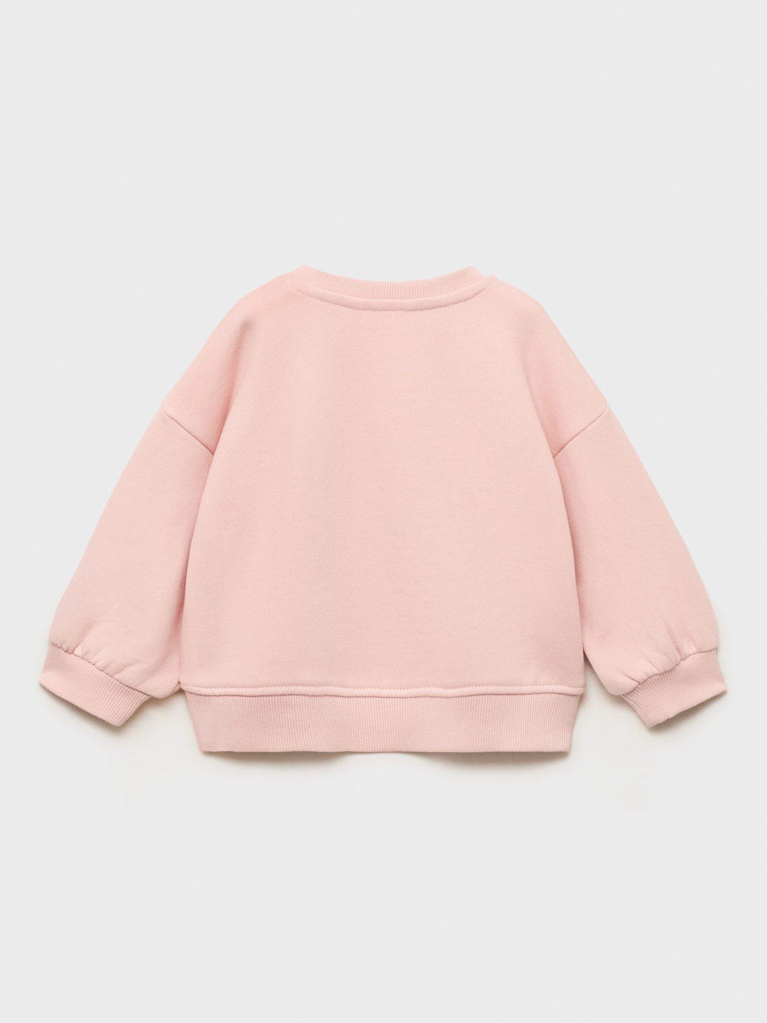 Product image 3 of 5, which shows Mango Kids' Siena Sweatshirt, Pink, 12-18 months