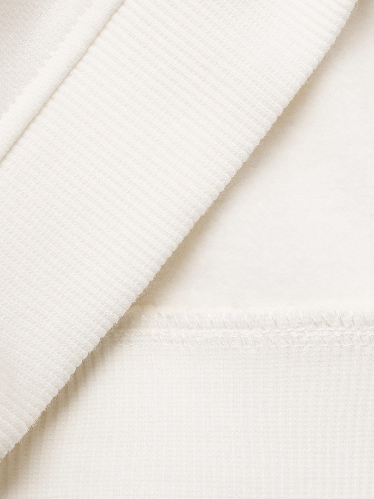 Product image 4 of 5, which shows Mango Kids' Siena Cotton Sweatshirt, Natural White, 18-24 months