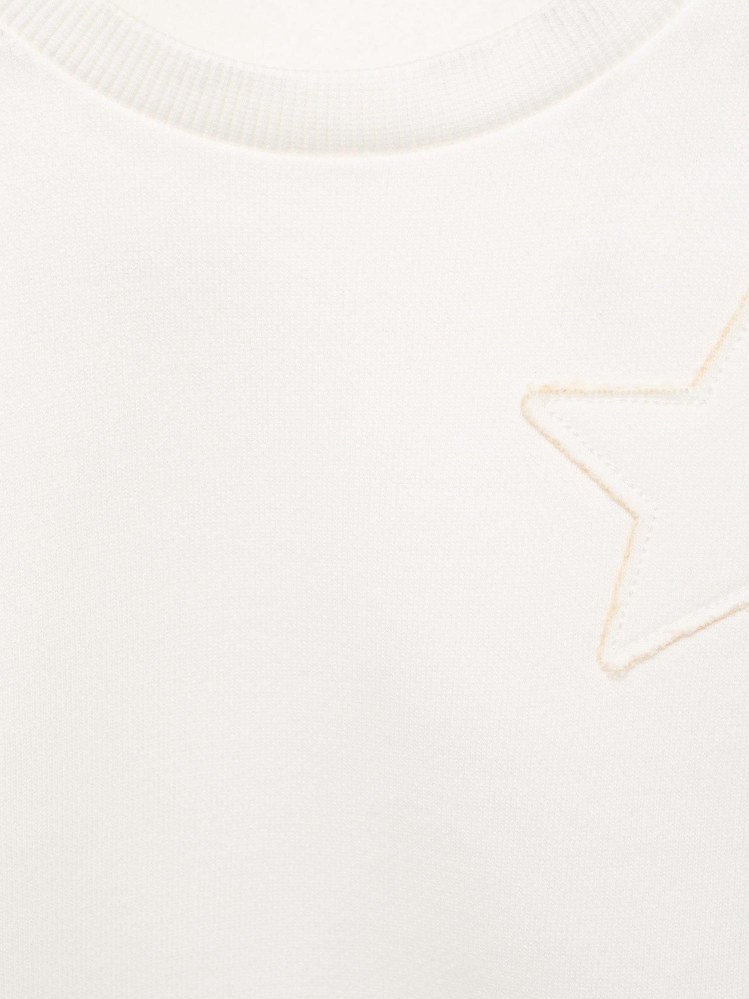 Product image 5 of 5, which shows Mango Kids' Siena Cotton Sweatshirt, Natural White, 18-24 months