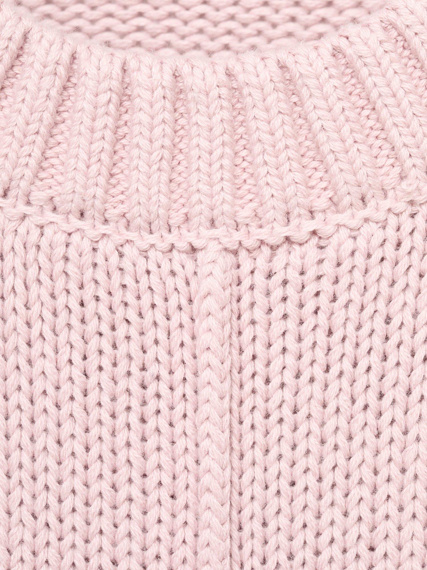 Product image 7 of 7, which shows Mango Kids' Siena Cotton Long Sleeved Jumper, Pastel Pink, 5-6 years