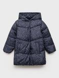 Mango Kids' Anna Quilted Hooded Coat
