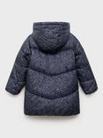 Mango Kids' Anna Quilted Hooded Coat