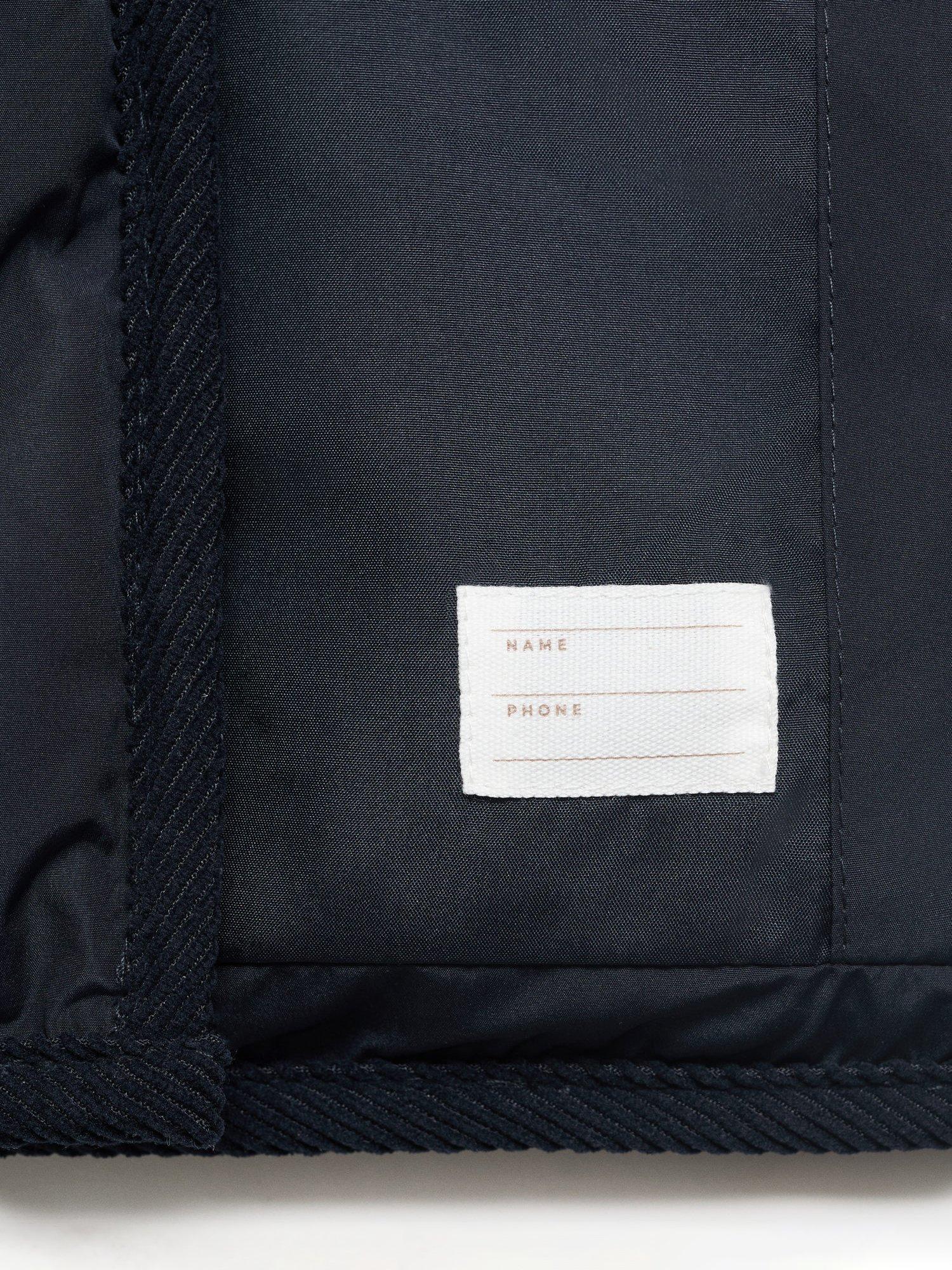 Product image 3 of 4, which shows Mango Kids' Calessi Quilted Jacket, Navy, 11 years
