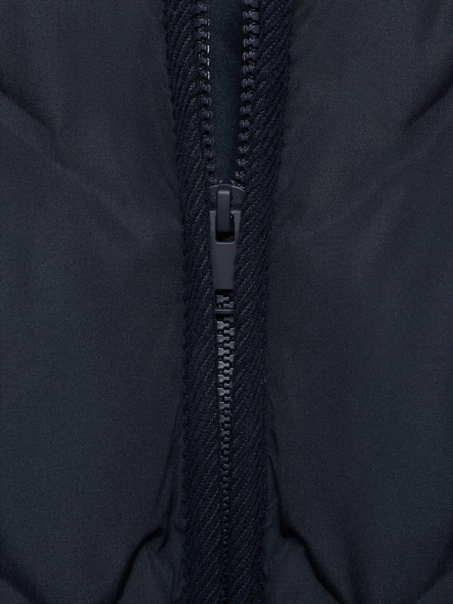 Product image 4 of 4, which shows Mango Kids' Calessi Quilted Jacket, Navy, 11 years