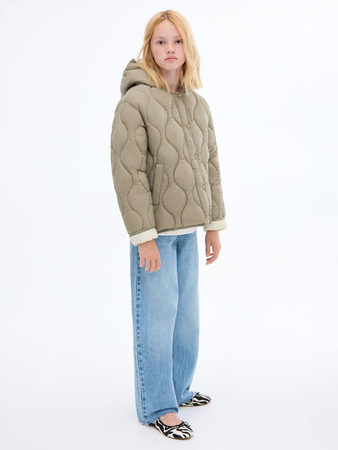 Product image 2 of 7, which shows Mango Kids' Carlota Jacket, Khaki, 12 years