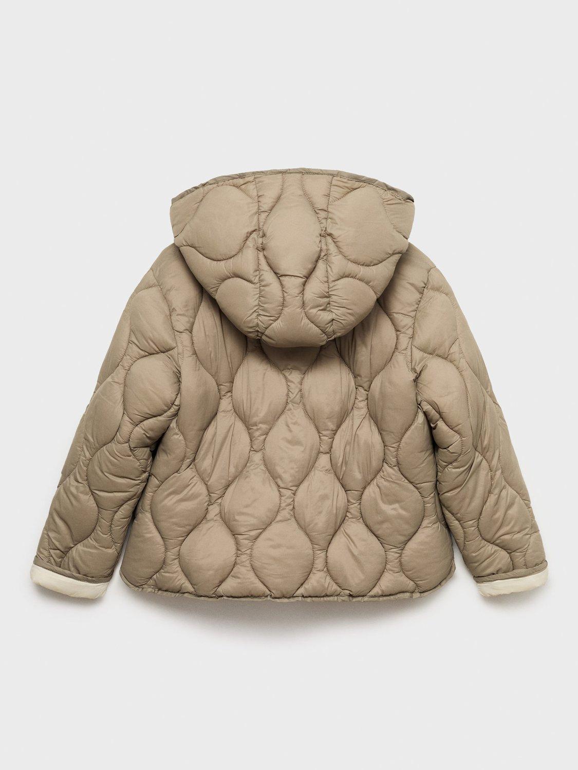Product image 4 of 7, which shows Mango Kids' Carlota Jacket, Khaki, 12 years