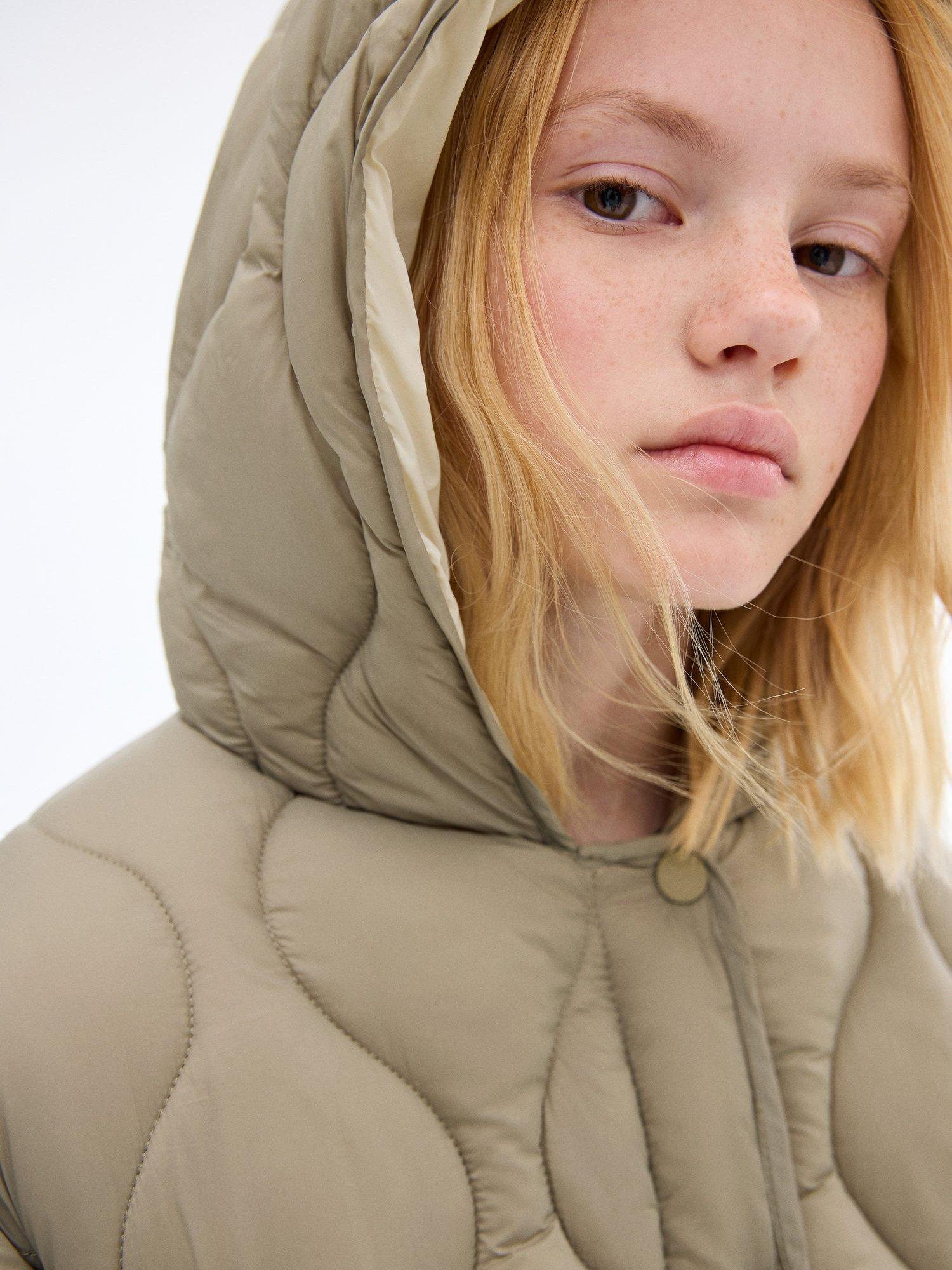 Product image 6 of 7, which shows Mango Kids' Carlota Jacket, Khaki, 12 years