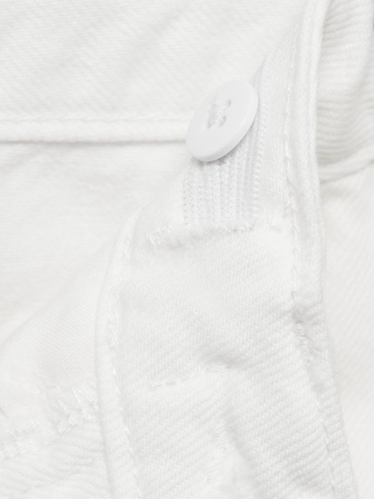 Product image 4 of 4, which shows Mango Kids' Dakota Denim Wide Leg Jeans, White, 10 years