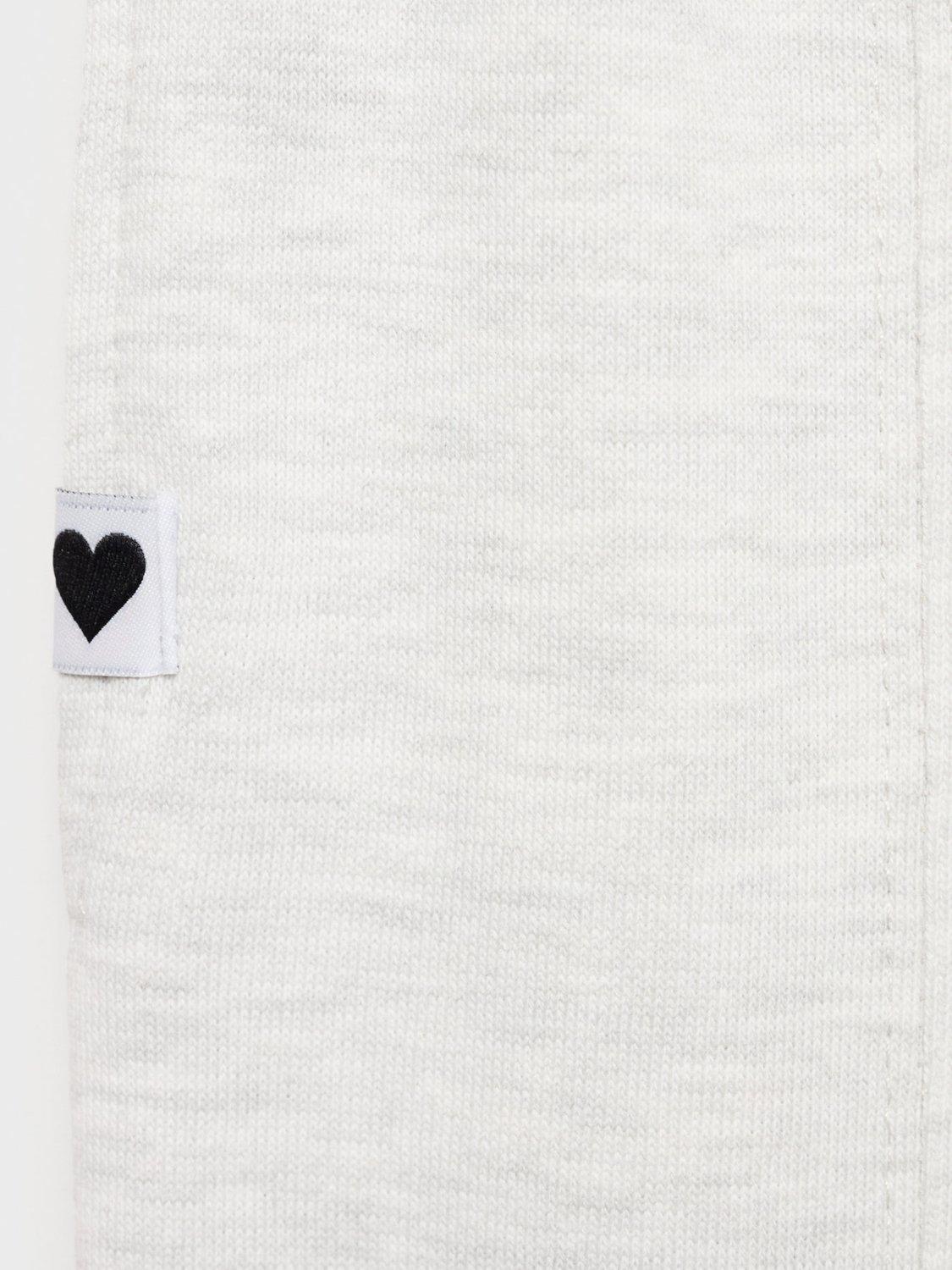 Product image 4 of 5, which shows Mango Kids' Cotton Blend Joggers, Pastel Grey, 10 years