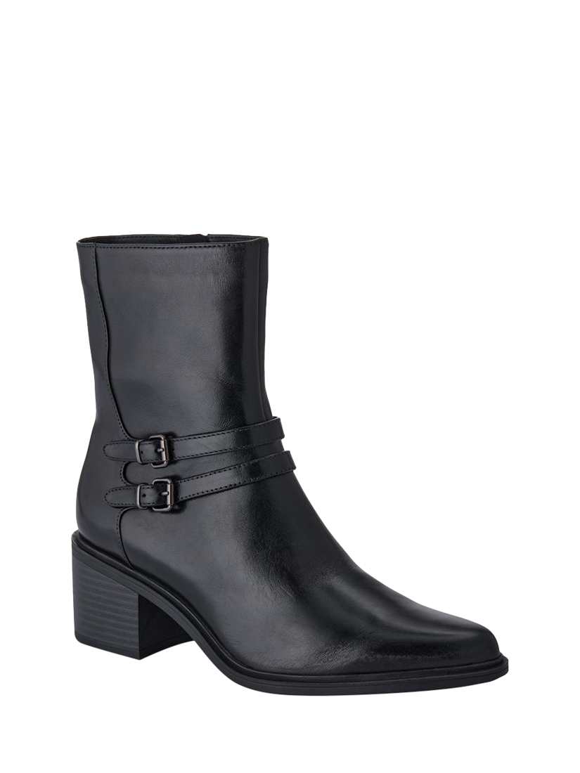 Product image 3 of 6, which shows Jones Bootmaker Kaira Leather Ankle Boots, Black, 4