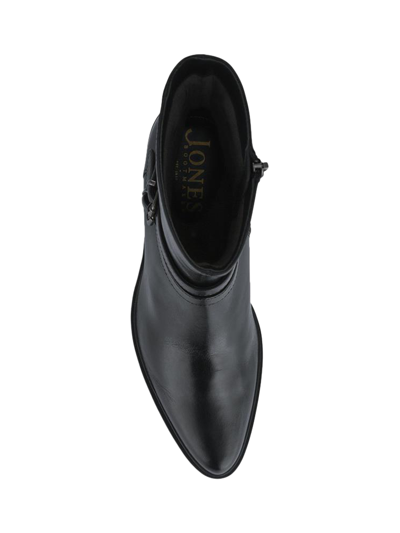 Product image 5 of 6, which shows Jones Bootmaker Kaira Leather Ankle Boots, Black, 4