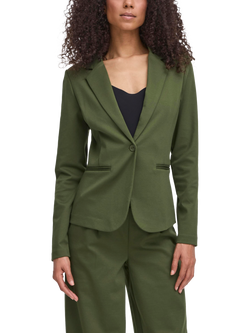 ICHI Kate Slim Fit Blazer, Rifle Green