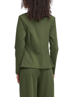 ICHI Kate Slim Fit Blazer - view 2, Rifle Green