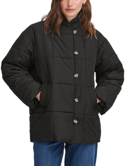 ICHI Hansa Padded Jacket, Black, Black