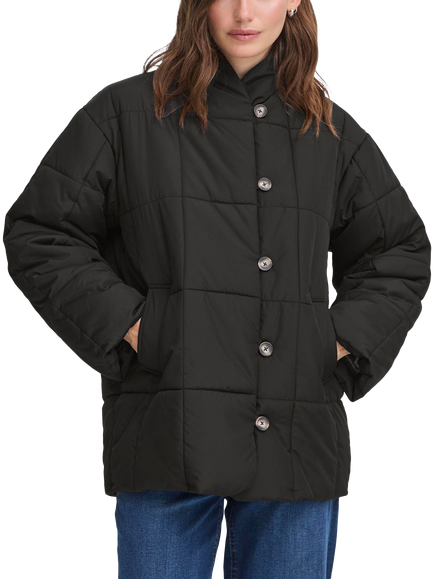ICHI Hansa Padded Jacket, Black, Black