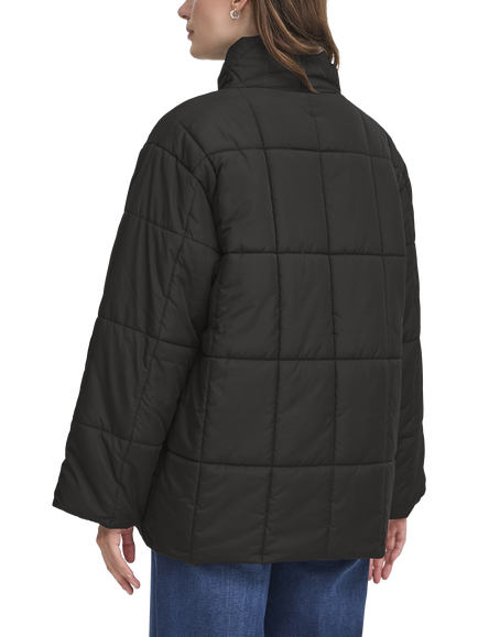 ICHI Hansa Padded Jacket, Black - view 2, Black