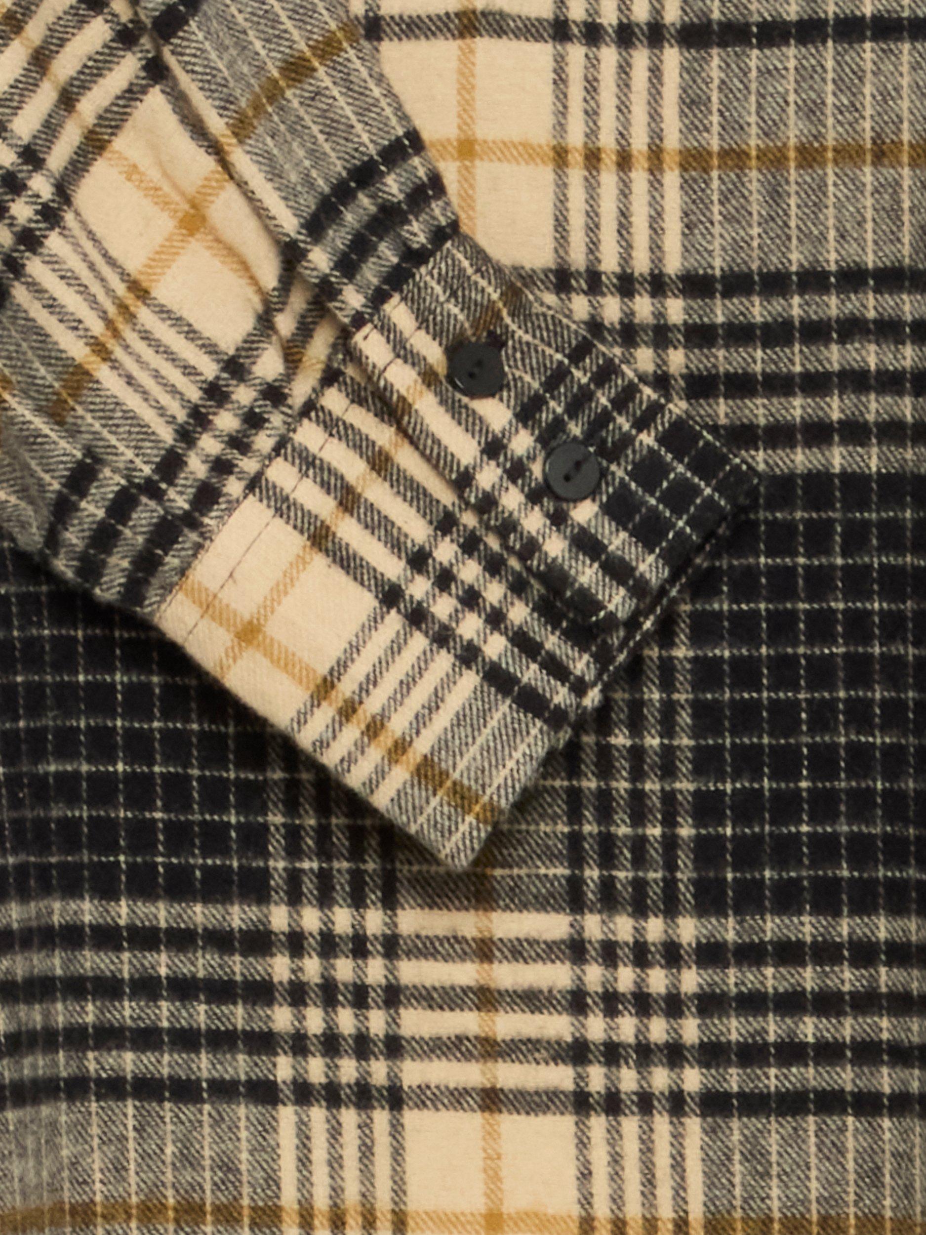 Product image 7 of 7, which shows ICHI Esiva Check Mini Dress, Multi, 8