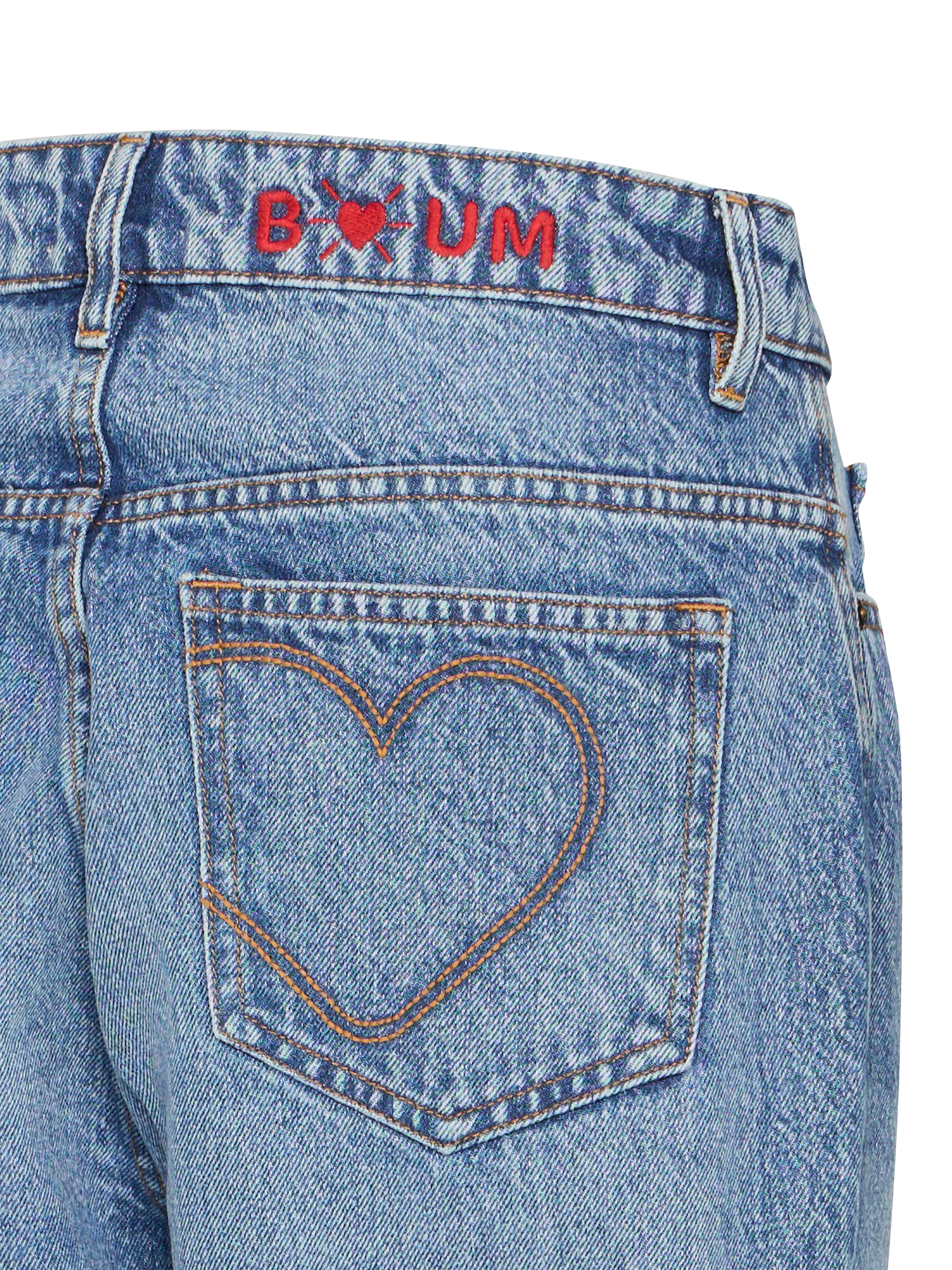 Product image 7 of 7, which shows ICHI Bauve Cropped Jeans, Light Blue Washed, 25R