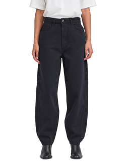 ICHI Hezano Loose Fit Jeans, Dark Navy, Dark Navy