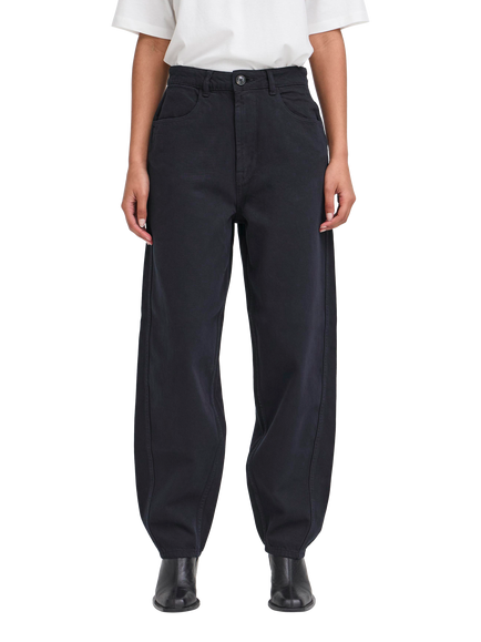 ICHI Hezano Loose Fit Jeans, Dark Navy, Dark Navy