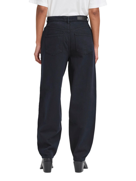 ICHI Hezano Loose Fit Jeans, Dark Navy - view 2, Dark Navy