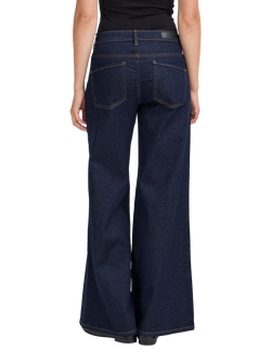 ICHI Twiggy Wide Leg Jeans - view 2, Authentic Blue