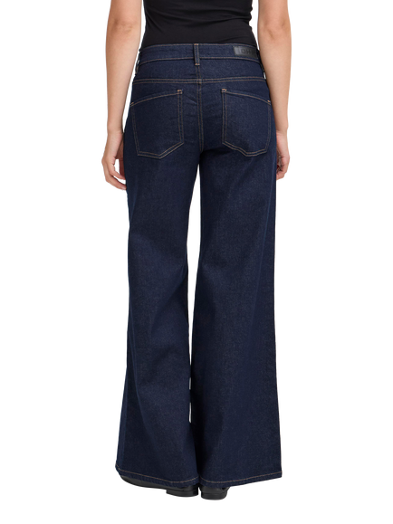 ICHI Twiggy Wide Leg Jeans - view 2, Authentic Blue