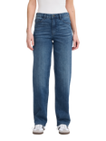 ICHI Twiggy Straight Jeans, Medium Blue