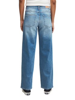 ICHI Twiggy Straight Jeans, Medium Blue - view 2, Medium Blue