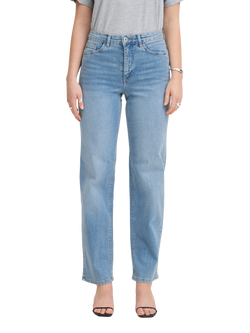 ICHI Twiggy Straight Jeans, Light Blue, Light Blue