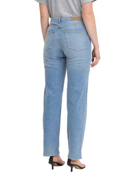 ICHI Twiggy Straight Jeans, Light Blue - view 2, Light Blue