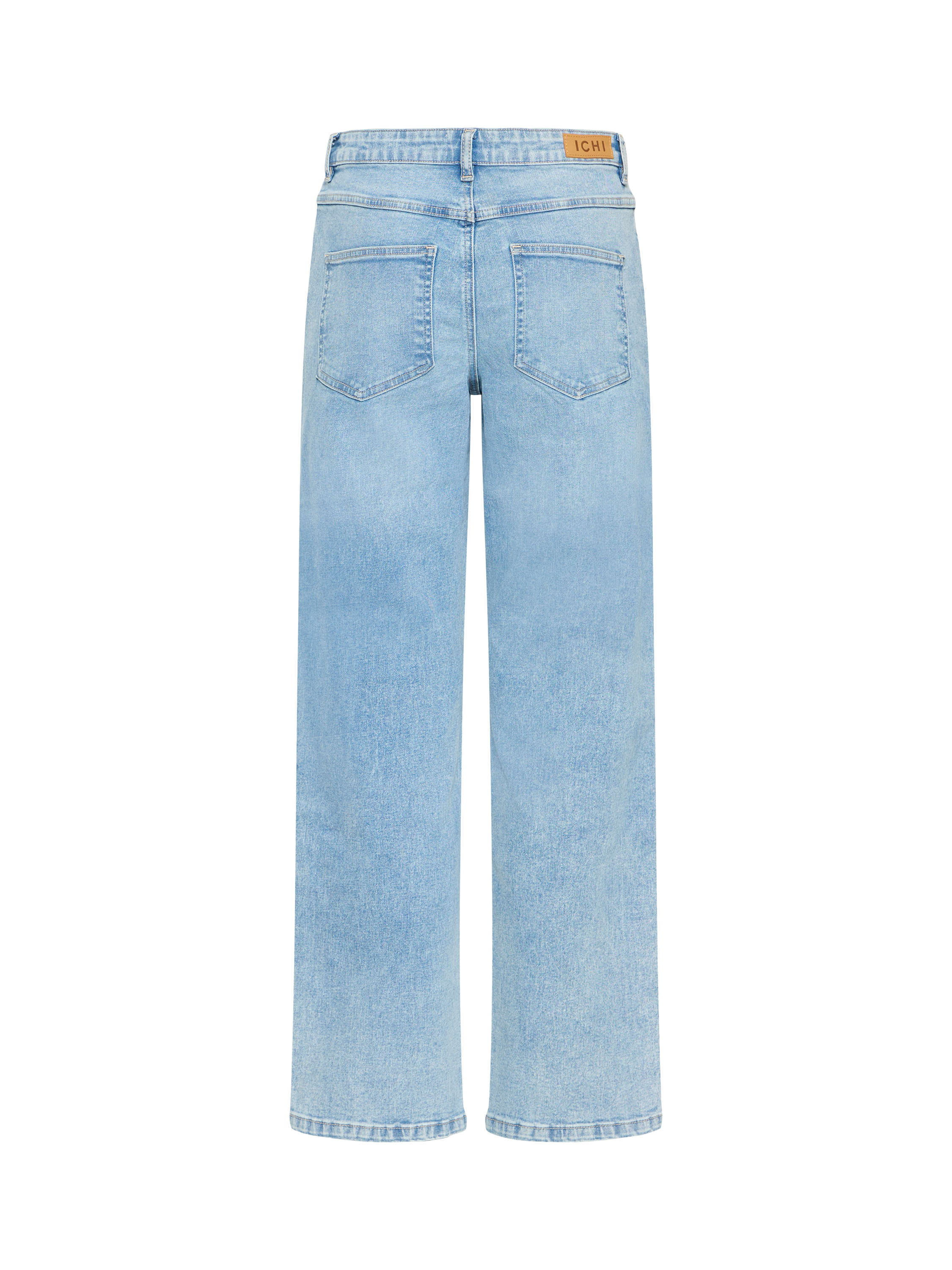 Product image 6 of 7, which shows ICHI Twiggy Straight Jeans, Light Blue, 25R