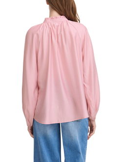 ICHI Karlani Tie Neck Top, Zephyr - view 2, Zephyr