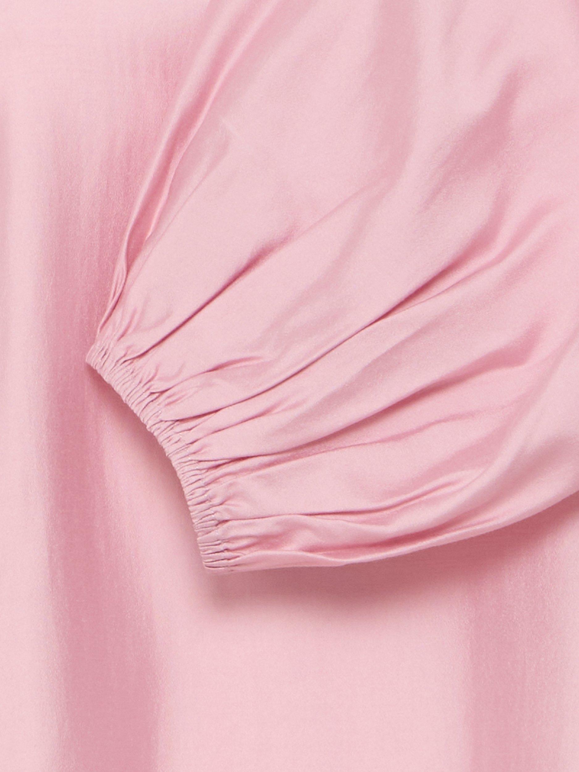 Product image 7 of 7, which shows ICHI Karlani Tie Neck Top, Zephyr, 8