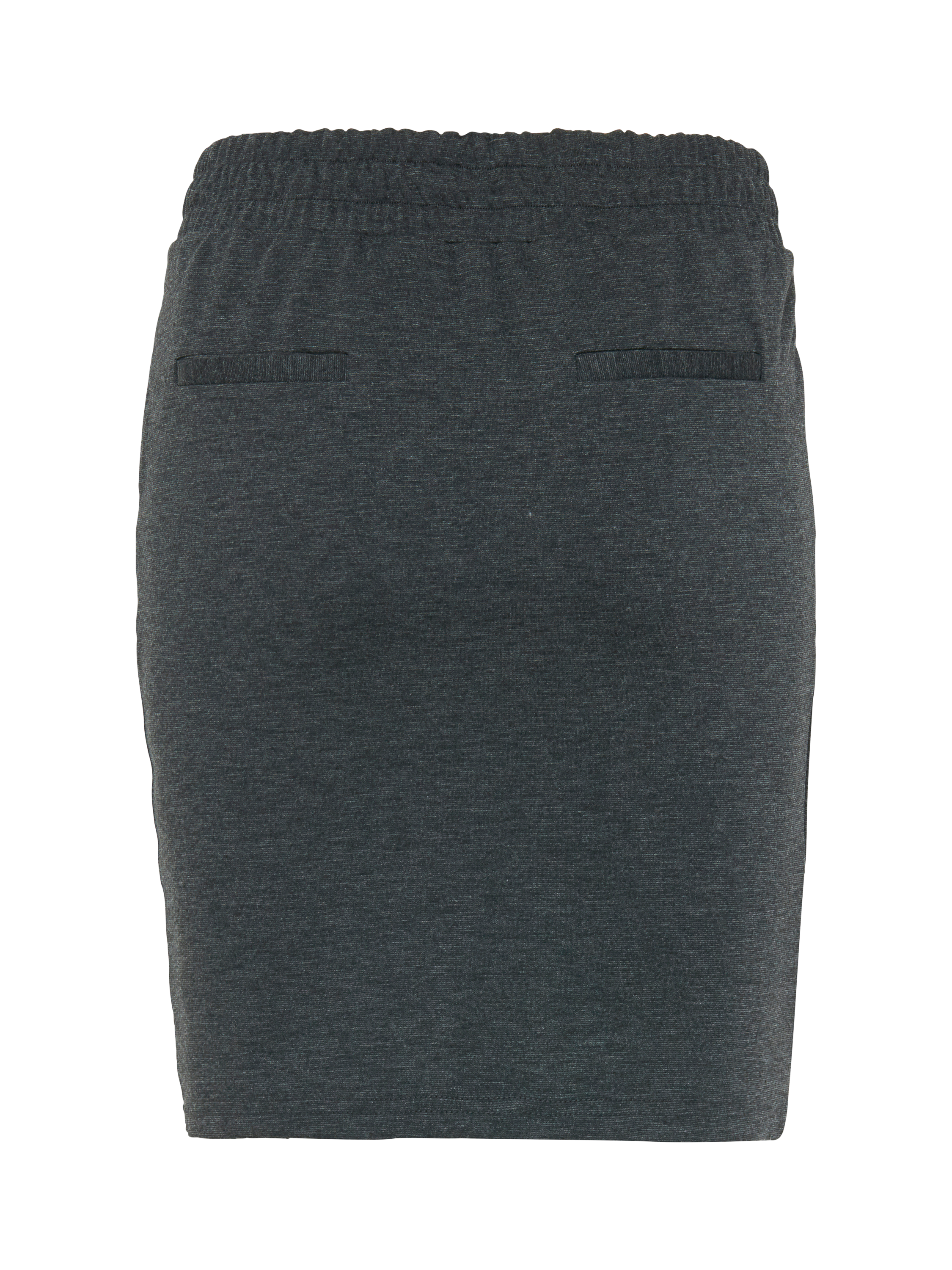 Product image 6 of 6, which shows ICHI Kate Tailored Mini Skirt, Dark Grey Melange, XS