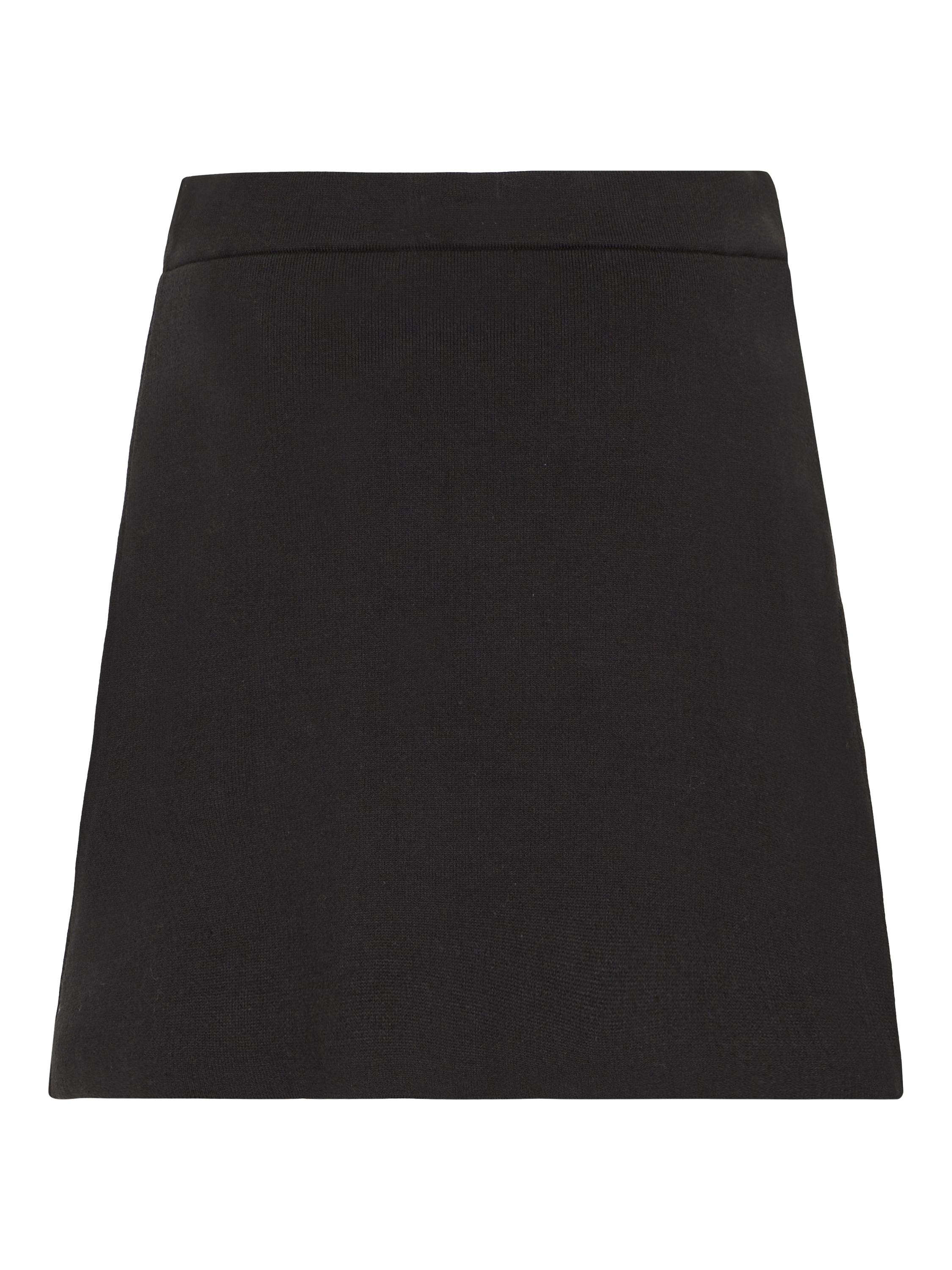 Product image 6 of 7, which shows ICHI Ketty Button Detail Mini Skirt, Black, L