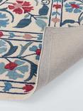 John Lewis Malika Suzani Pure Wool Rug, Natural/Pink