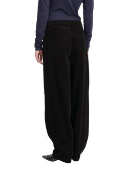 ICHI Focaro Corduroy Trousers - view 2, Black