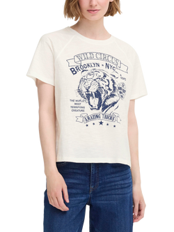 ICHI Nimo Tiger T-Shirt, White, White