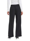 ICHI Lima Elastic Waist Trousers, Black