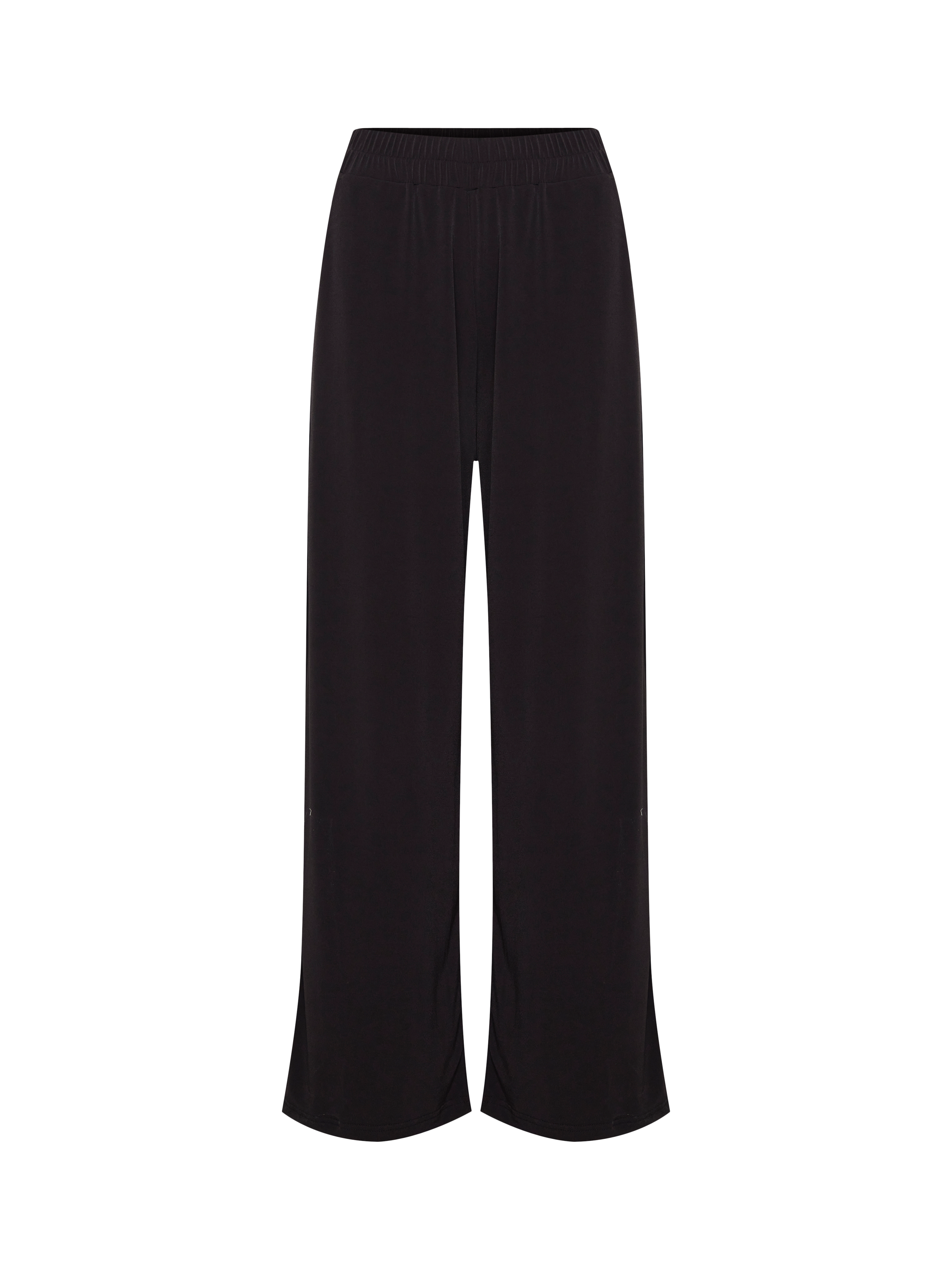 Product image 5 of 7, which shows ICHI Lima Elastic Waist Trousers, Black, XS