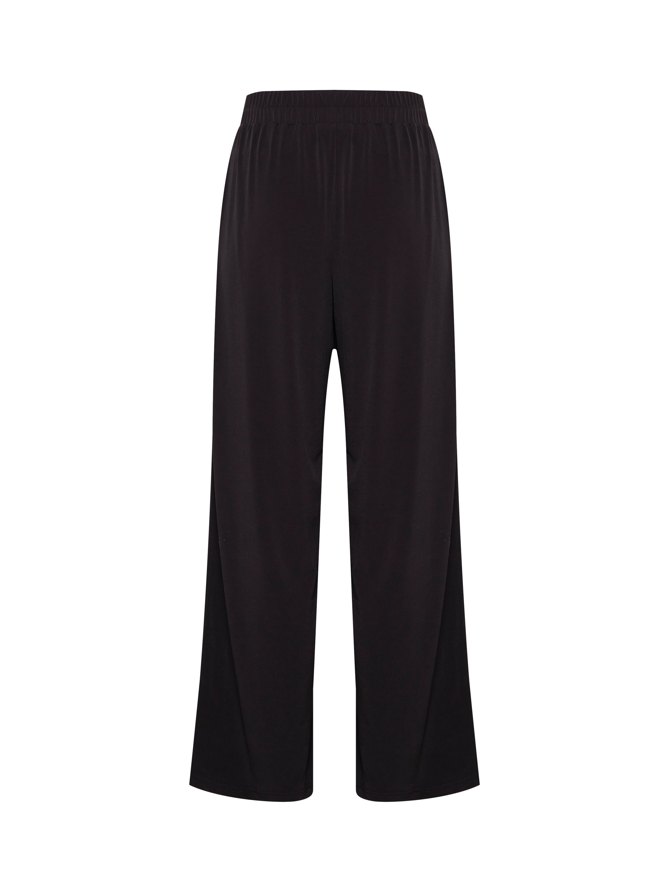 Product image 6 of 7, which shows ICHI Lima Elastic Waist Trousers, Black, XS