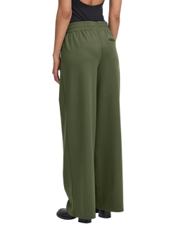 ICHI Kate Wide Leg Tailored Trousers - view 2, Rifle Green