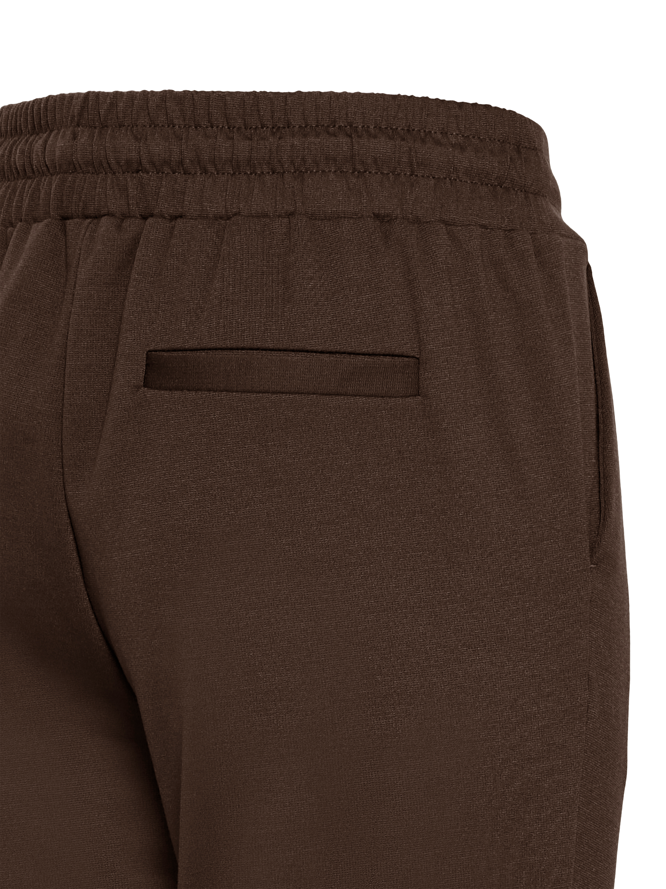 Product image 7 of 7, which shows ICHI Kate Cropped Tailored Trousers, Chocolate Torte, XS