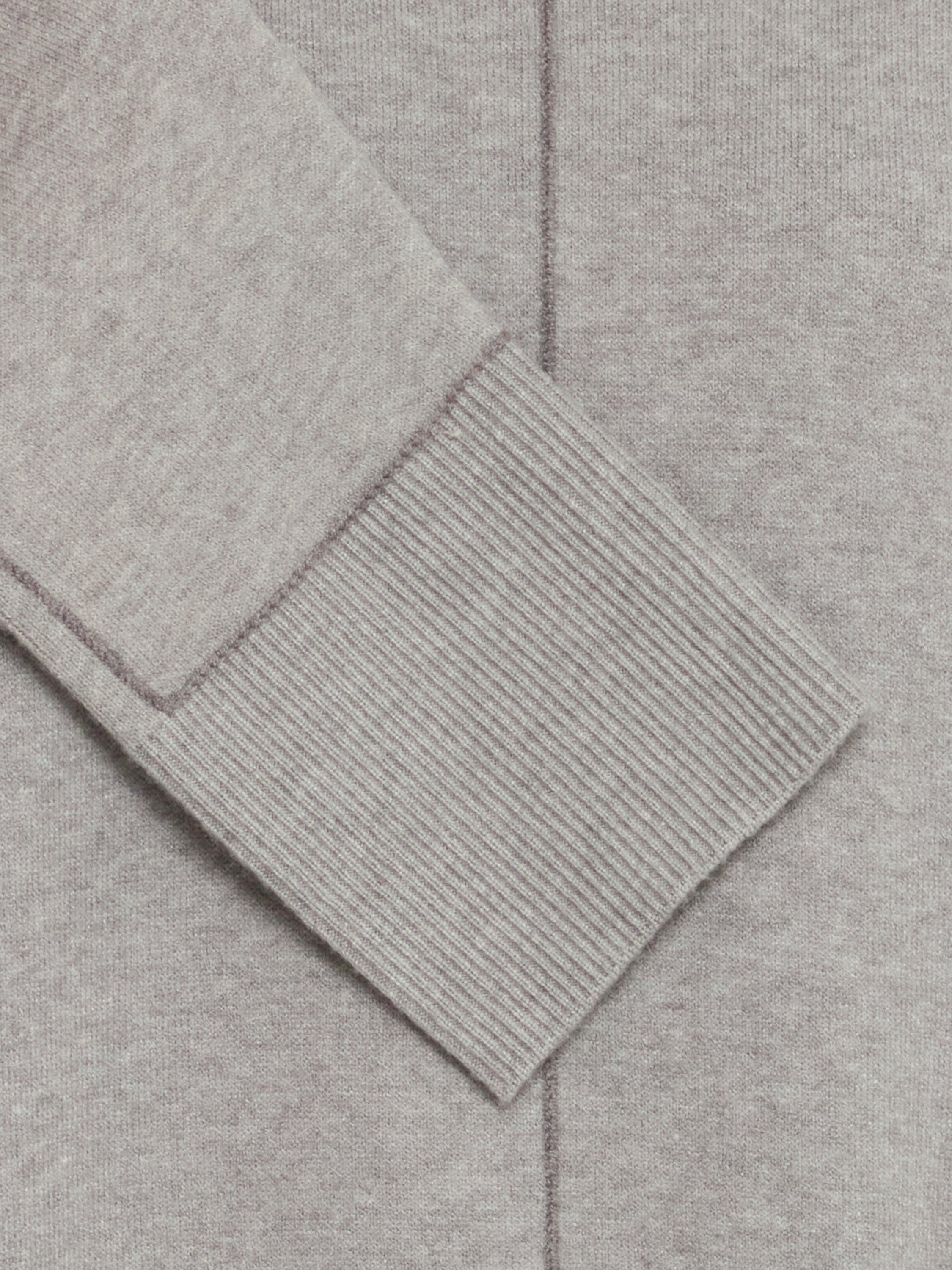 Product image 7 of 7, which shows ICHI Ballia Crew Neck Jumper, Grey Melange, XS