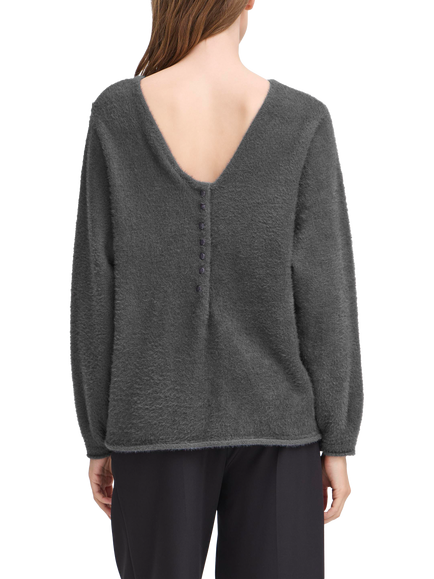 ICHI Bergie Jumper, Grey - view 2, Grey