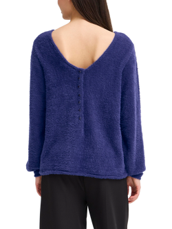 ICHI Bergie Long Sleeve Jumper - view 2, Blue