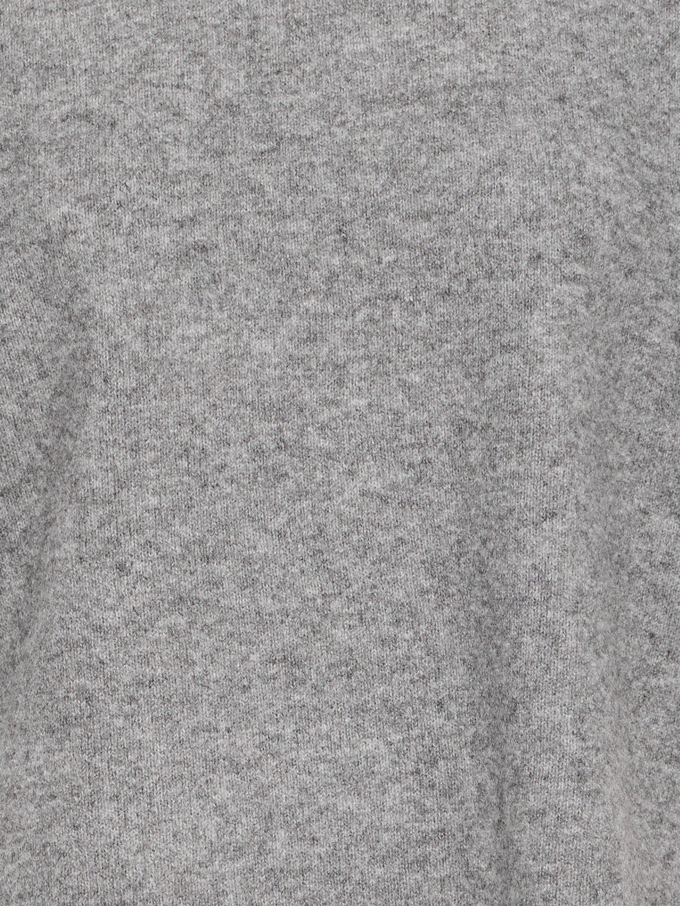 Product image 7 of 7, which shows ICHI Dasila Elbow Sleeve Jumper, Dark Grey Melange, XS